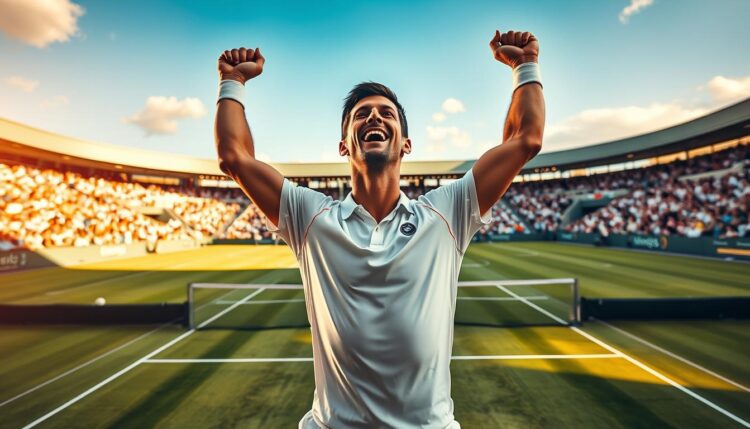 Djokovics Jubel