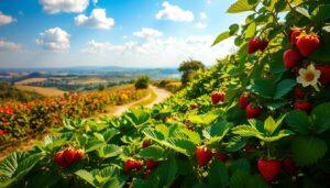 Erdbeeren im Sommer pflanzen