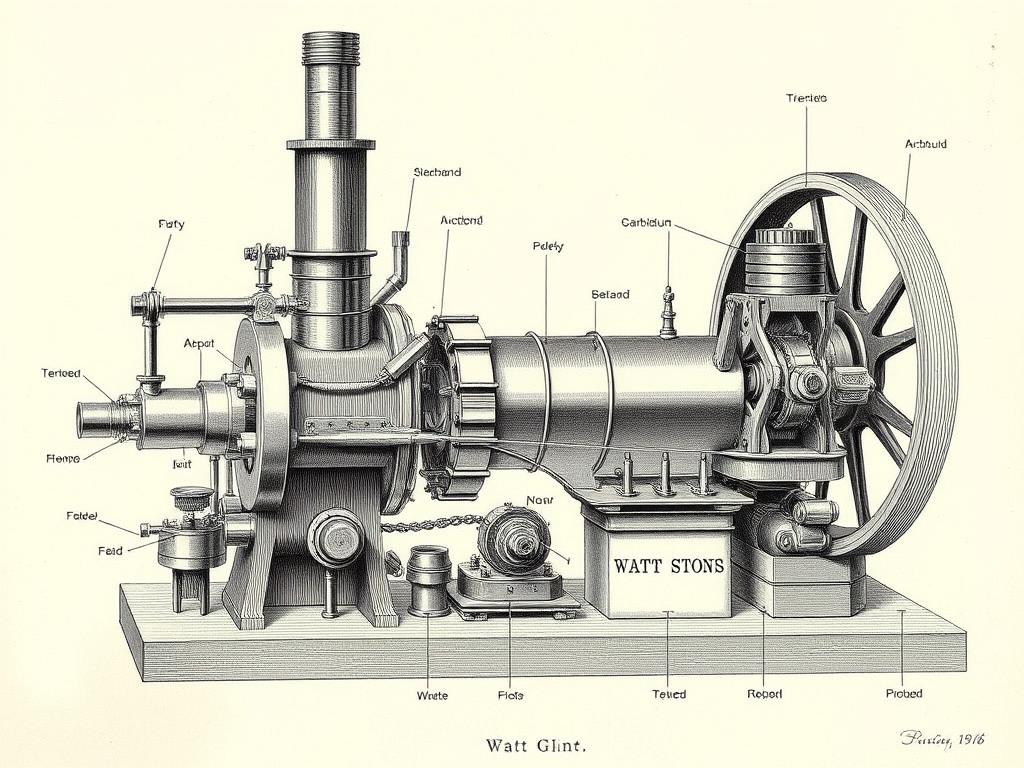 Historische Dampfmaschine als zentrale Innovation der Industrialisierung Historische Dampfmaschine als zentrale Innovation der Industrialisierung