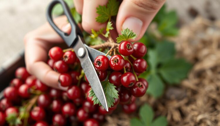 Johannisbeeren schneiden