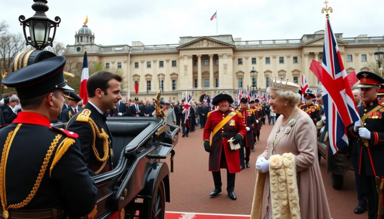 Macron in England