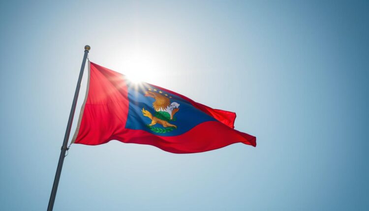 Nationalflagge mit den meisten Farben