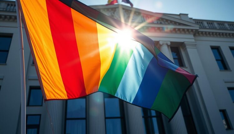 Verteidigungsministerium Regenbogenflagge