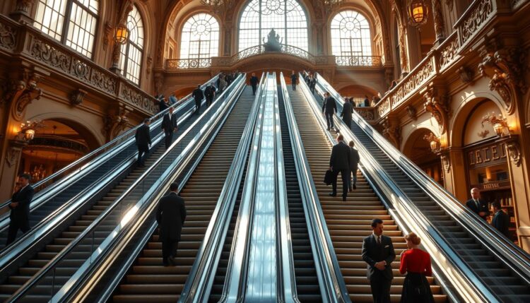 erste Rolltreppe Deutschlands