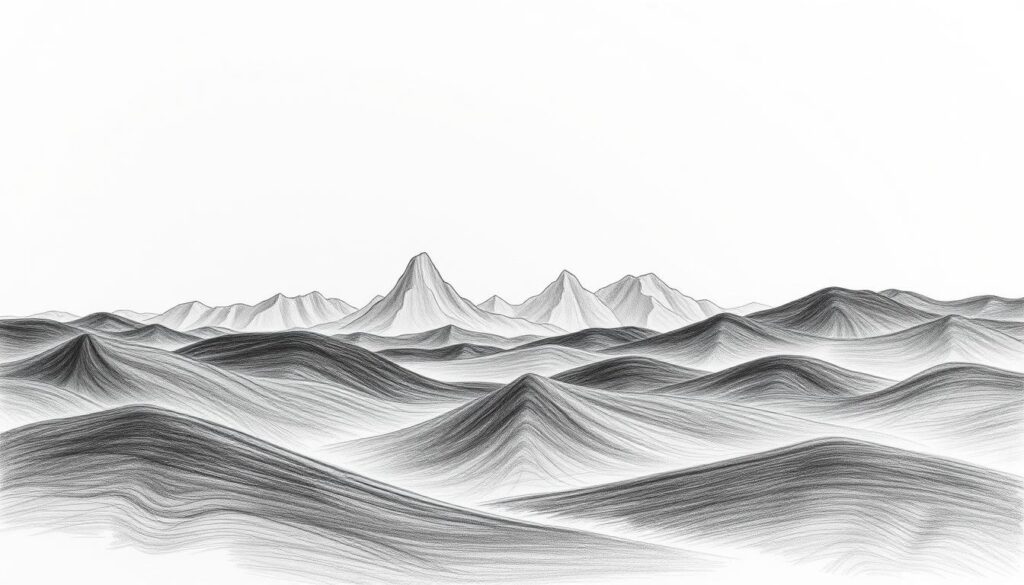 A serene landscape depicting the interplay between climate data and population growth. A central line graph shows historical temperature and precipitation trends, with peaks and valleys representing periods of stability and change. Surrounding this are undulating line charts depicting population curves, rising and falling in sync with the environmental shifts. The entire scene is rendered in a muted palette of graphite grays, with subtle pops of color highlighting key data points. The overall impression is one of scientific objectivity, yet with an underlying sense of the profound human impact of climatic forces. The composition is balanced and clean, with a measured, rational aesthetic befitting the important insights conveyed.