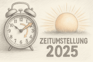 Zeitumstellung 2025
