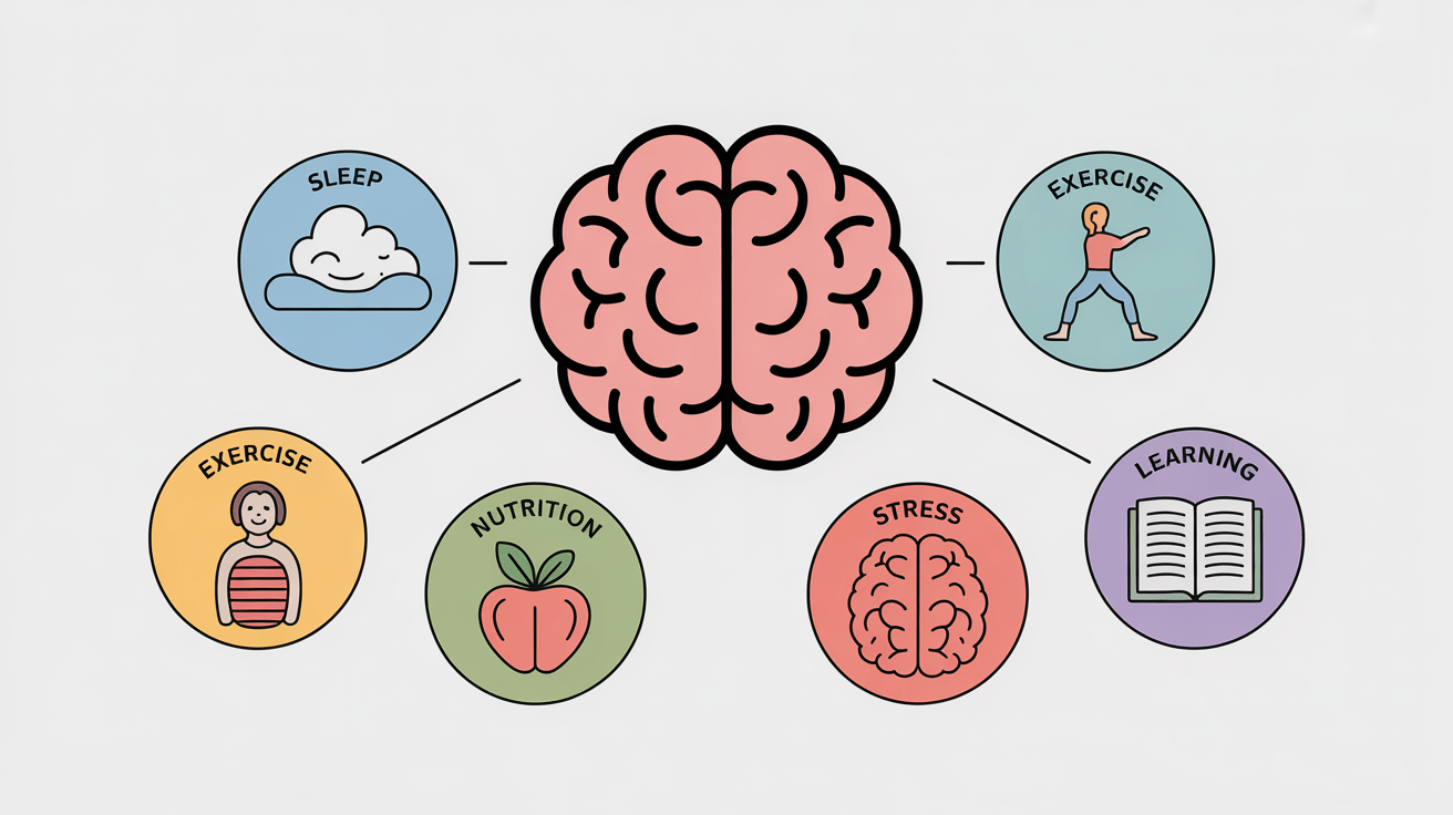 Gehirn Gesundheit stärken: Schlaf, Bewegung, Ernährung