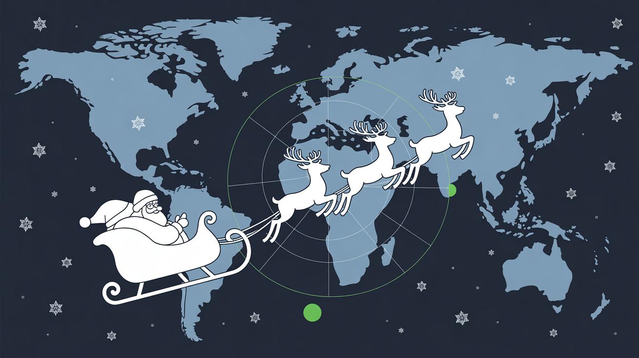 Flightradar24 Weihnachtsmann: Santa live verfolgen 2025