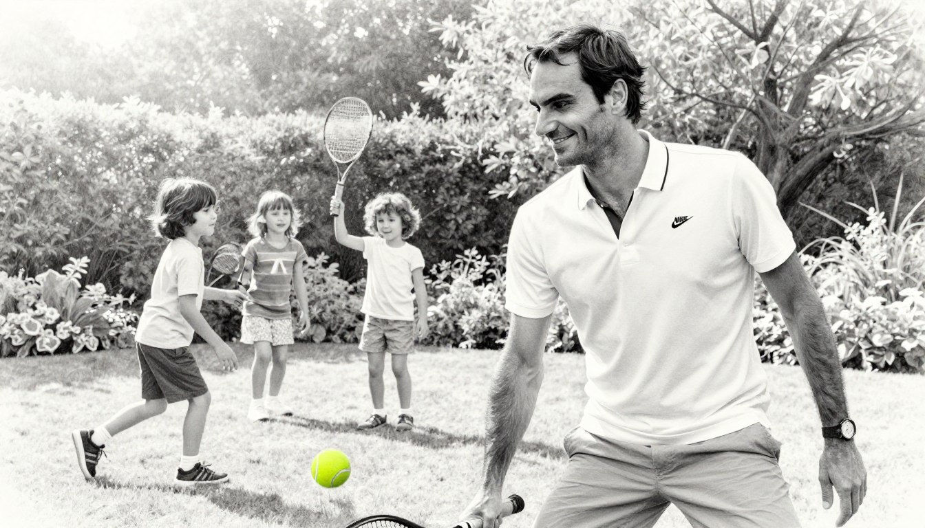 Roger Federer Kinder