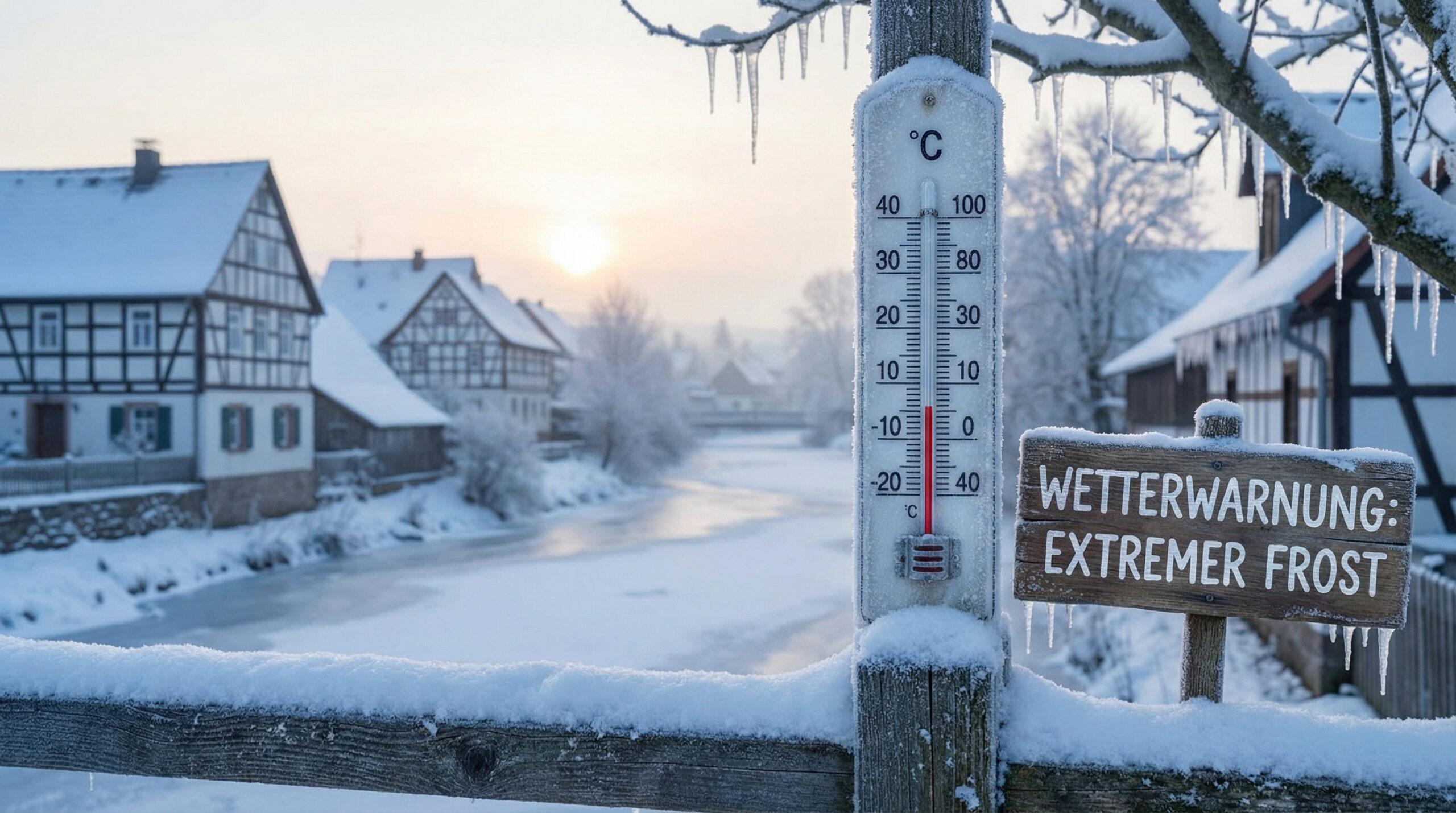 Strenger Frost: DWD warnt vor bis zu -20 Grad in Deutschland