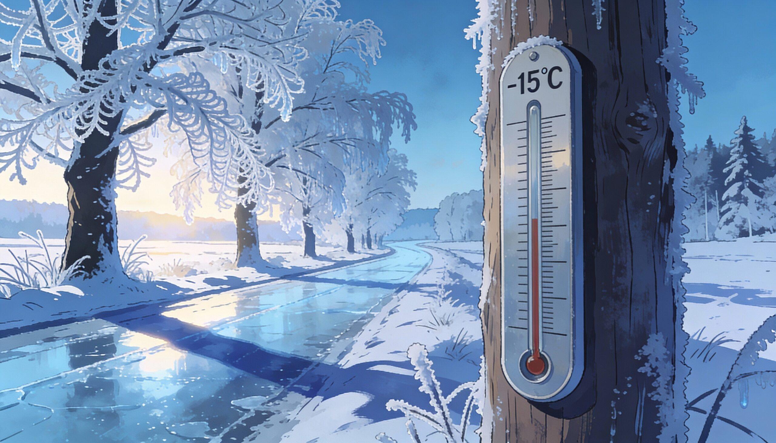 Strenger Frost in Deutschland: DWD warnt vor bis zu -15 Grad