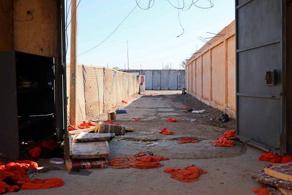 Staatsschutz: Ein Gefängnis in Syrien nach dem Ausbruch von IS-Mitgliedern.