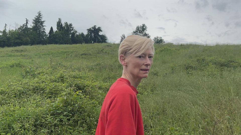 Tilda Swinton: eindeutig nicht und ich hatte auch kein Interesse daran, eine professionelle Schauspielerin zu sein.