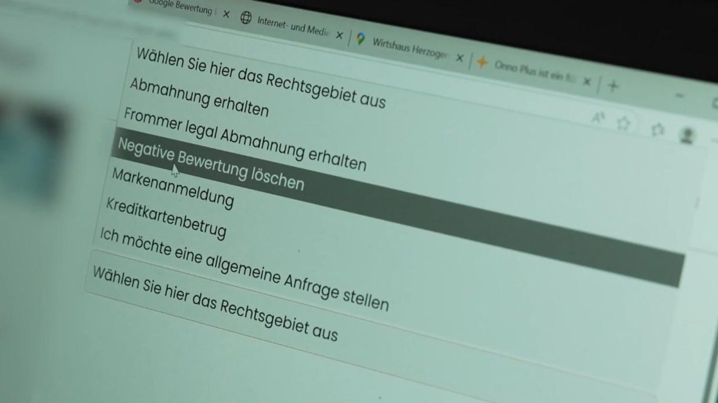 Google Bewertung Abmahnung