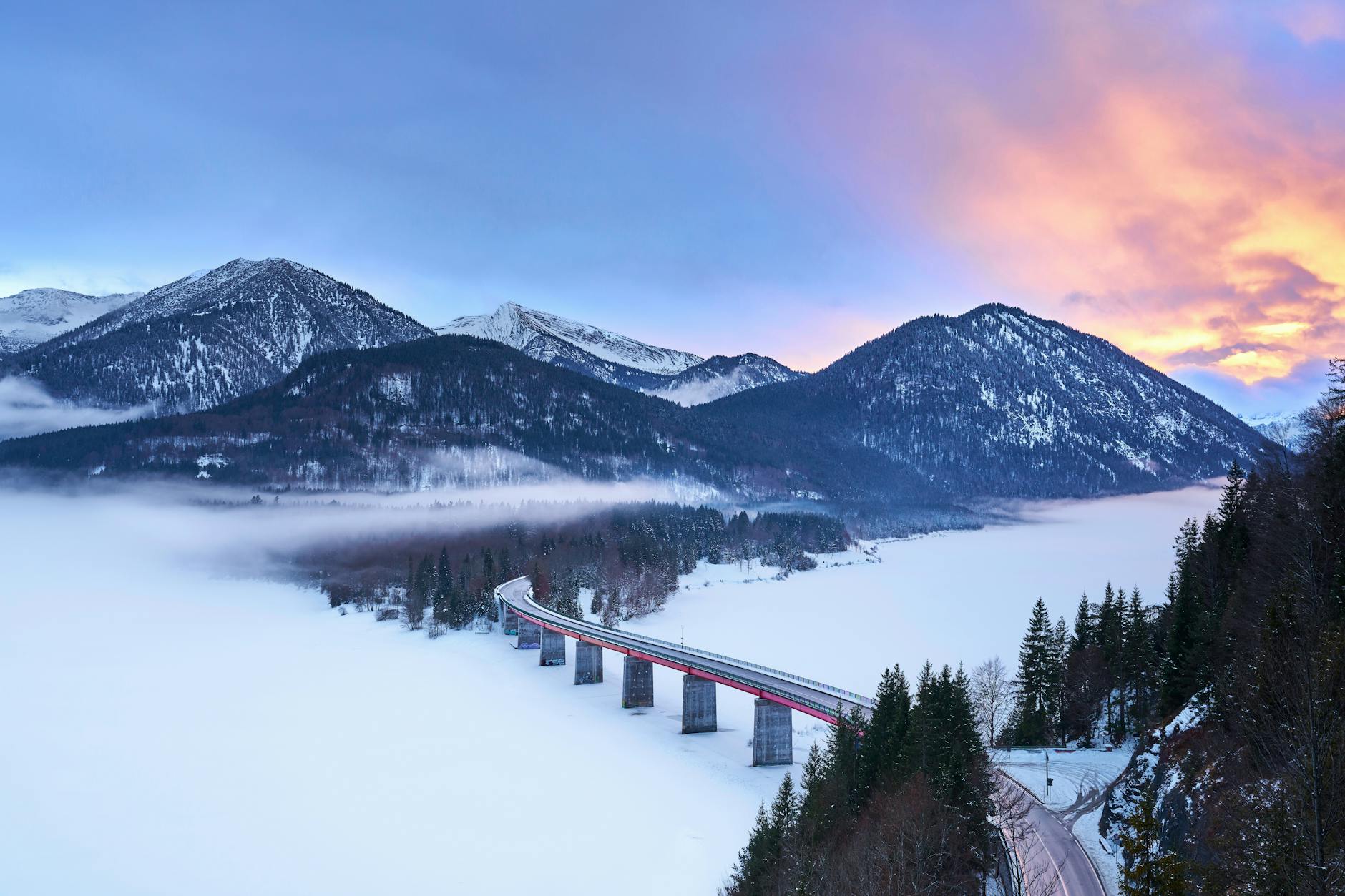 Detailansicht: Alpen Schnee Samstag