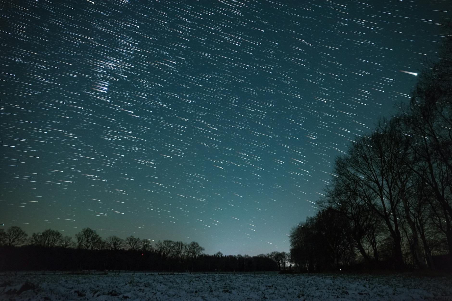 Detailansicht: Lyriden Sternschnuppen