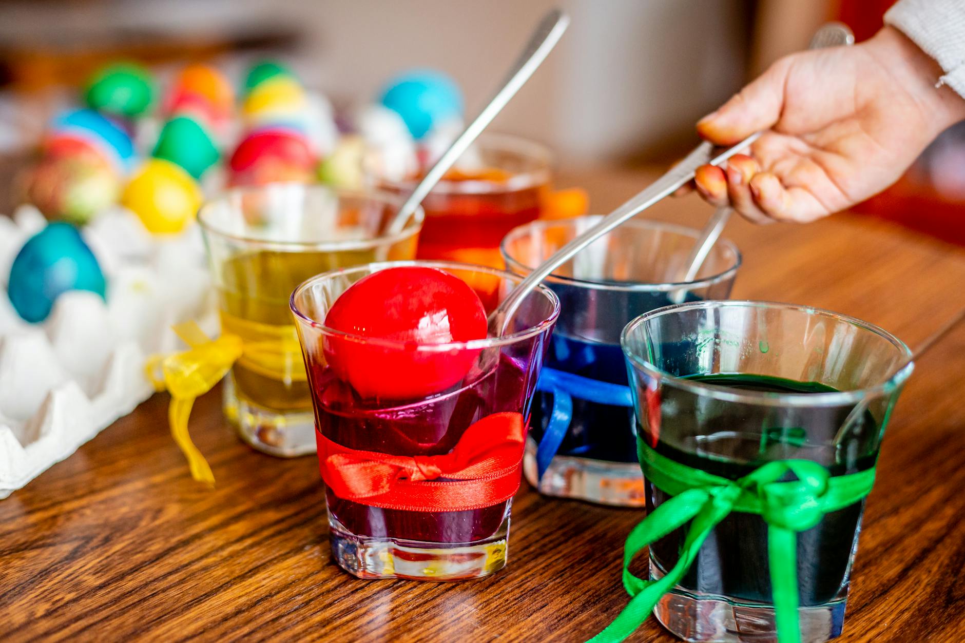 Detailansicht: Ostereier Färben Anleitung