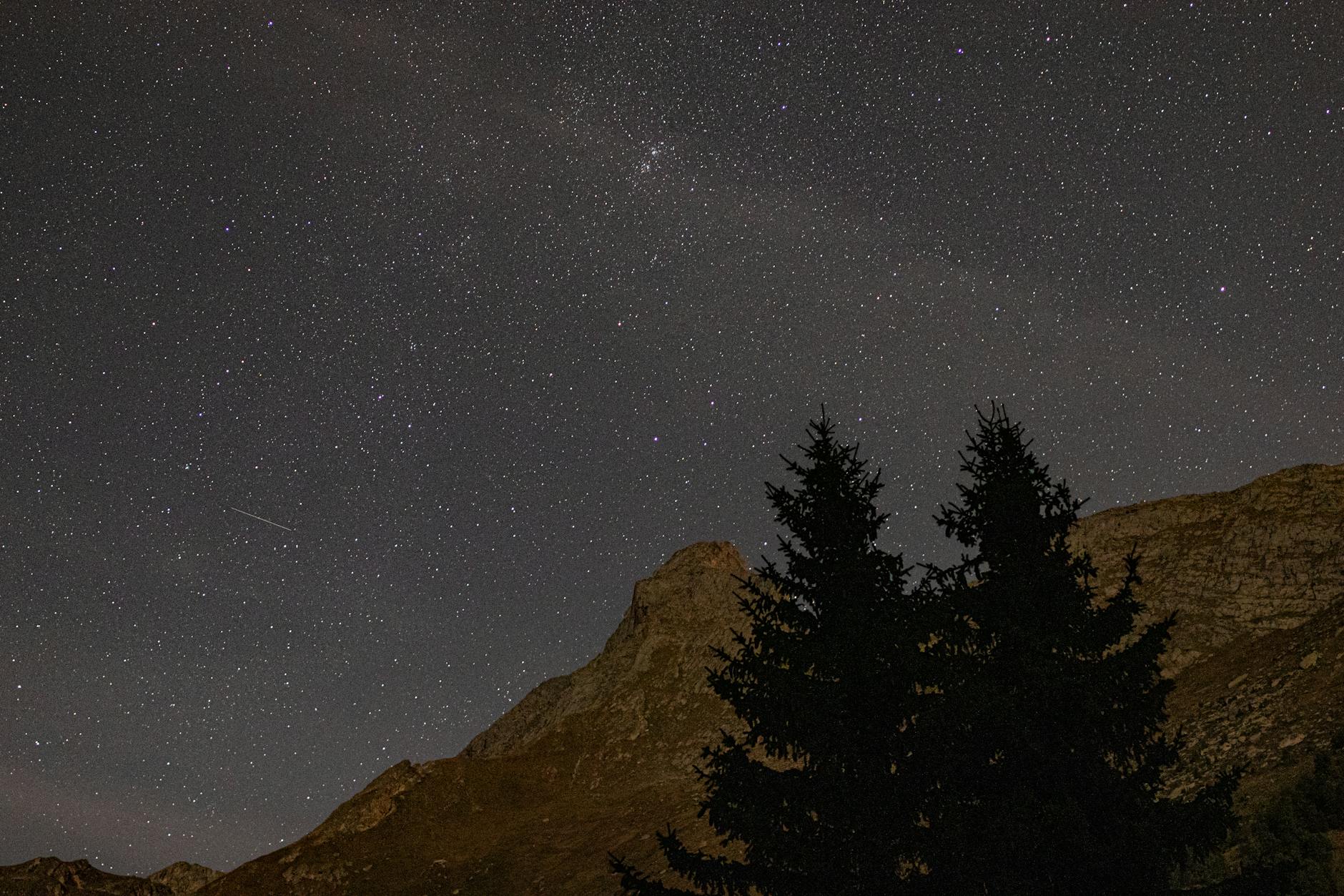 Symbolbild zum Thema Sternschnuppen Heute Lyriden