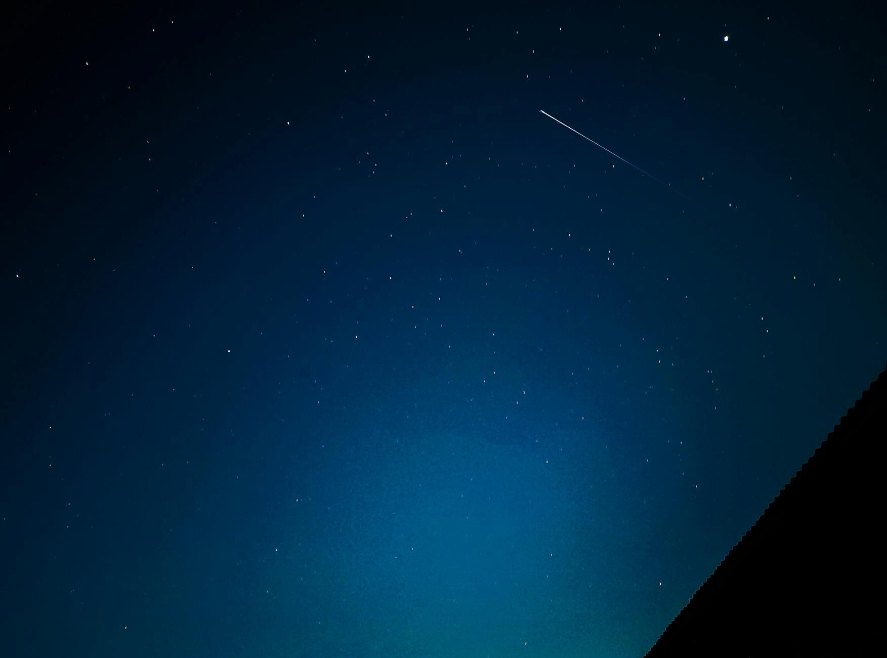 Detailansicht: Sternschnuppen Heute Lyriden