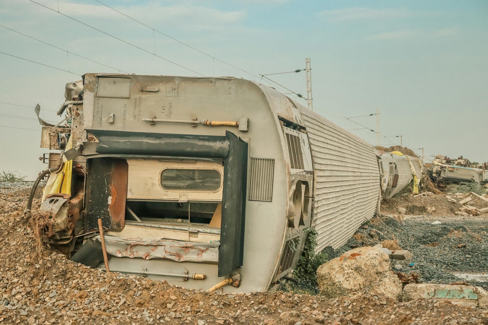 TGV Unfall Frankreich Detailansicht: TGV Unfall Frankreich