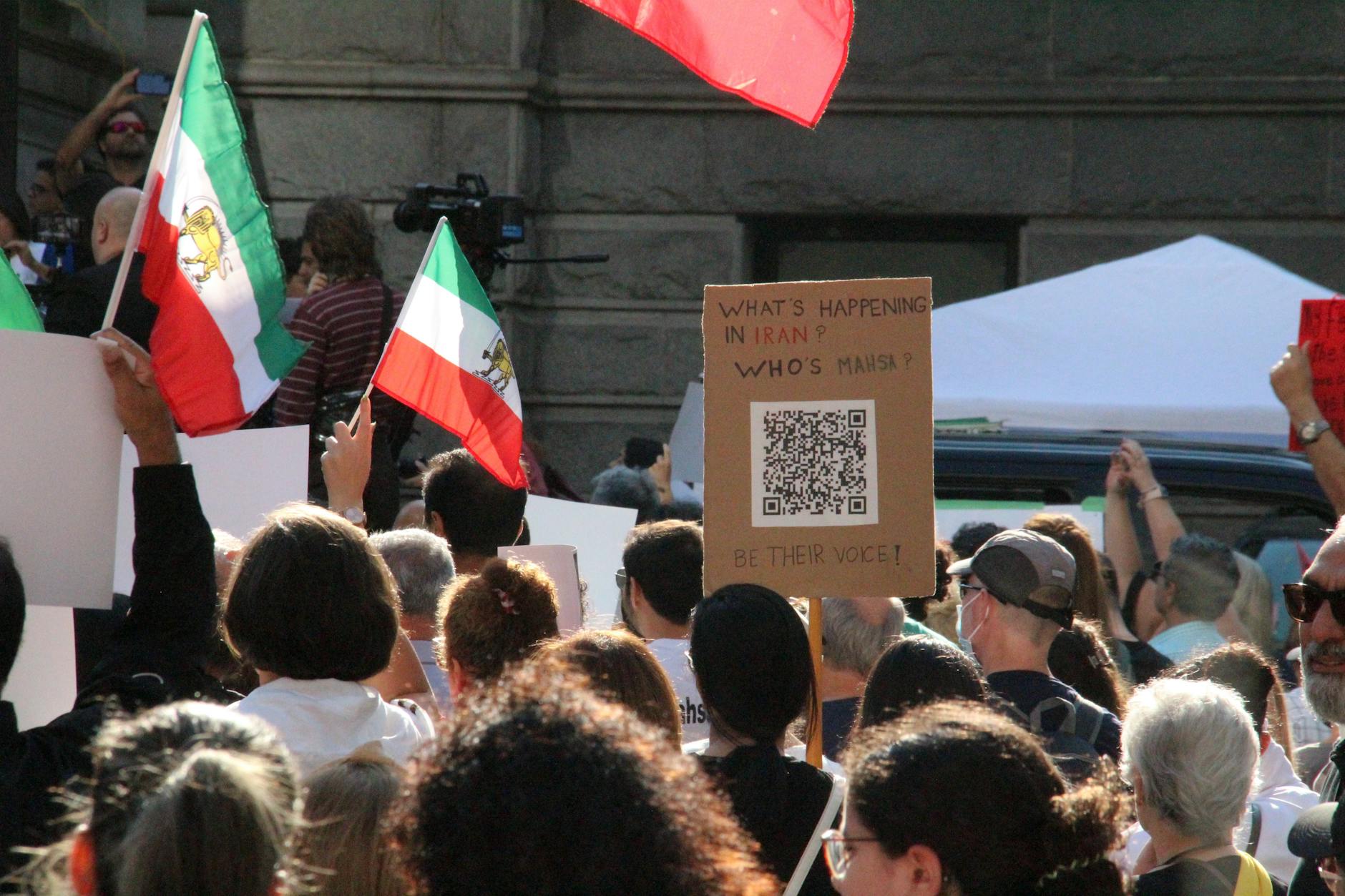 Illustration zu Trump Iran Politik