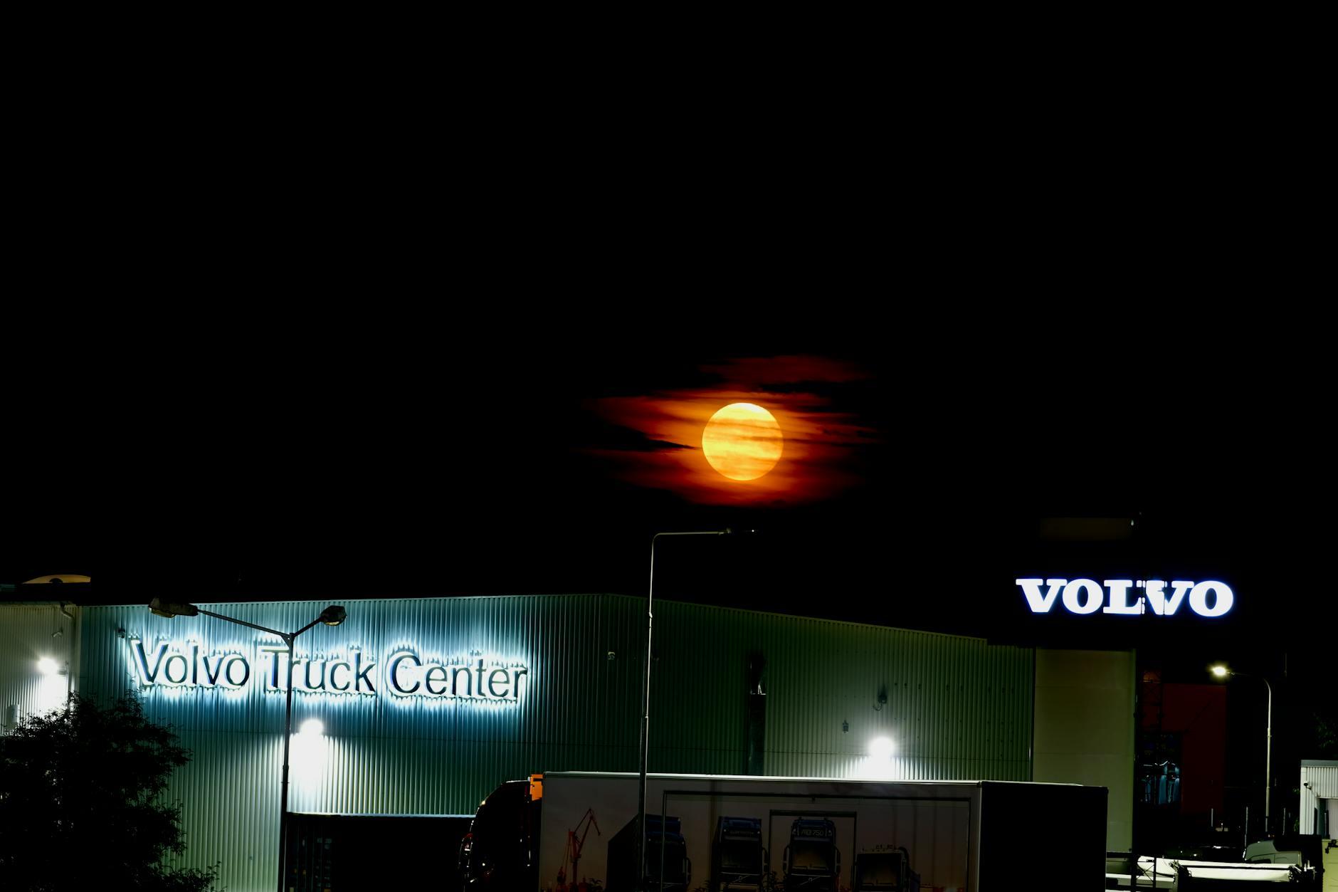 Detailansicht: Vollmond April