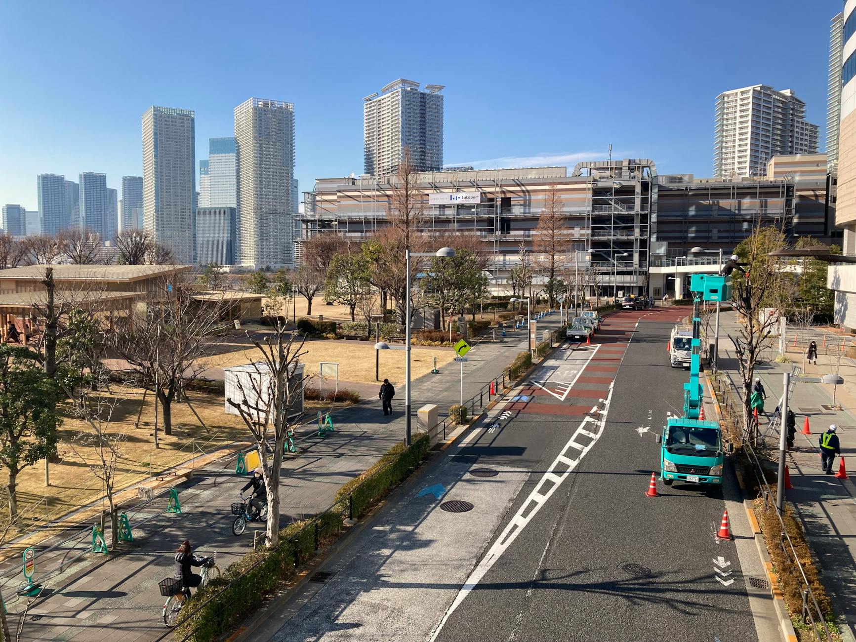 Detailansicht: Fahrrad Parksystem Japan