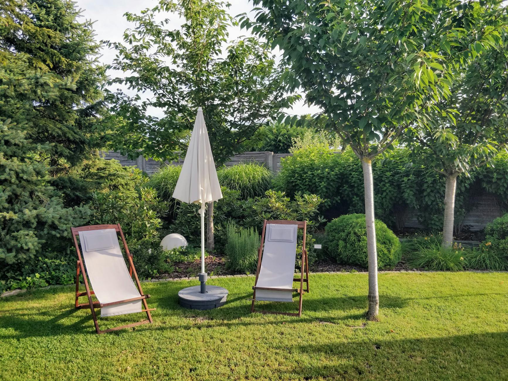 Symbolbild zum Thema Garten Abkühlung