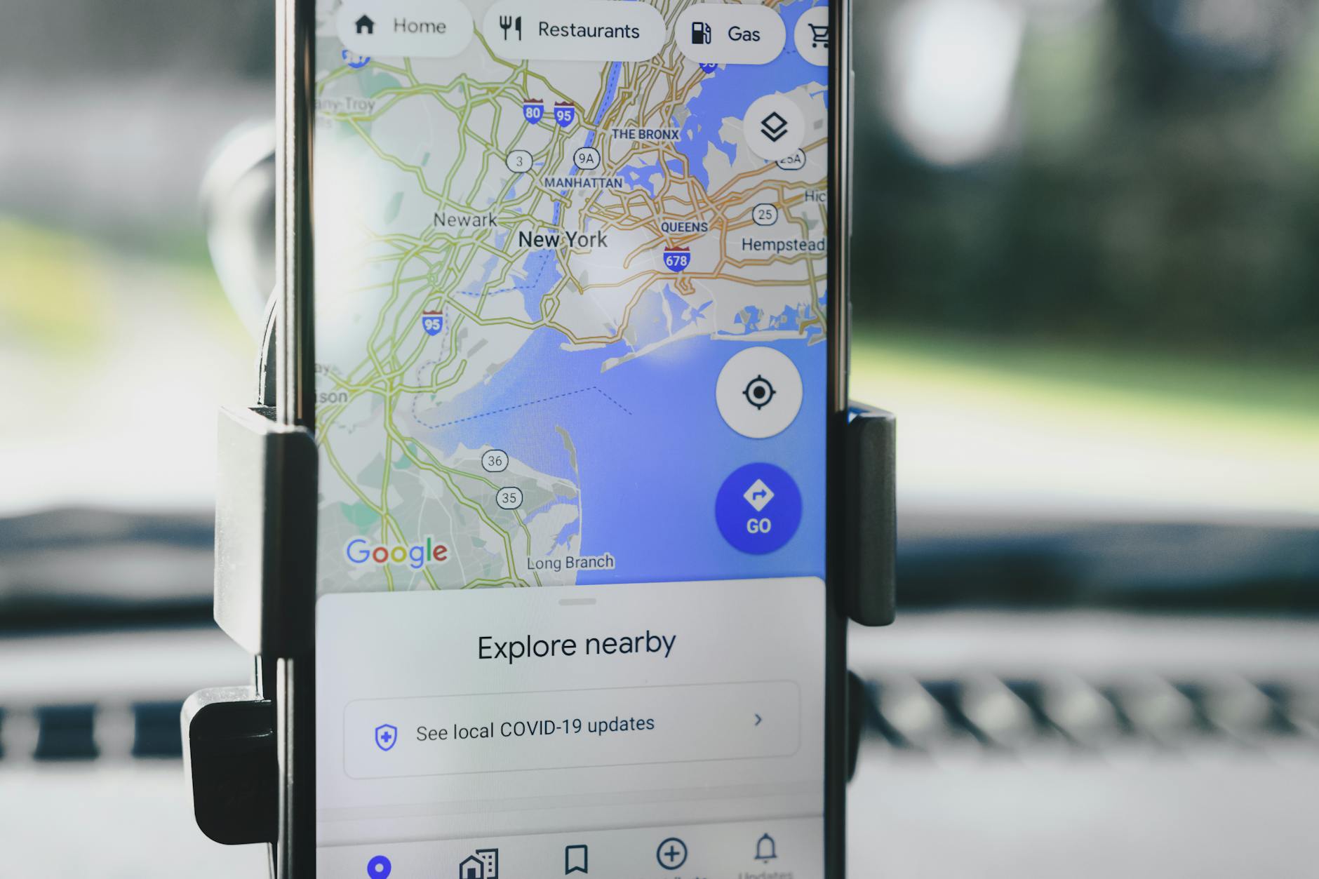 Detailansicht: GPS Warnleuchte Deutschland