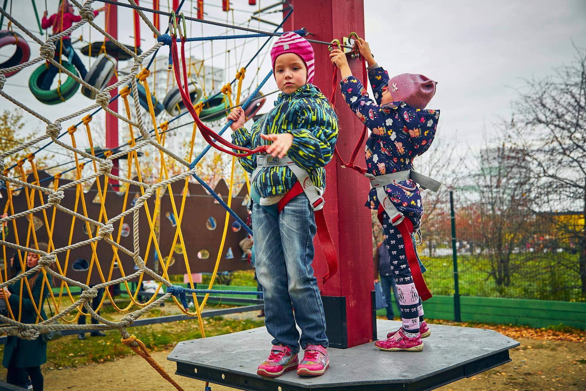 Detailansicht: Klettergerüst Kinder