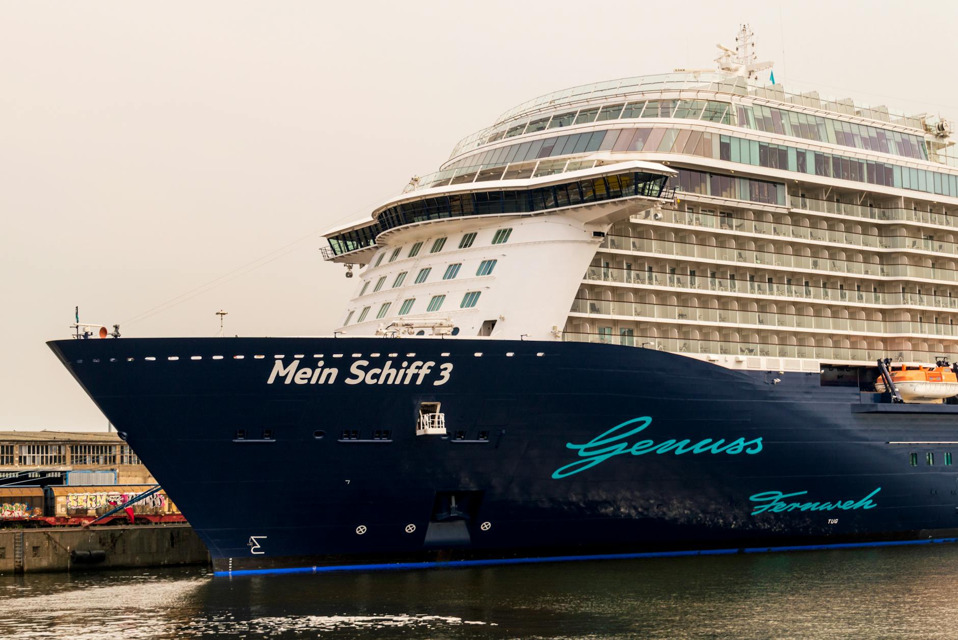 Detailansicht: Kreuzfahrtschiff Hantavirus
