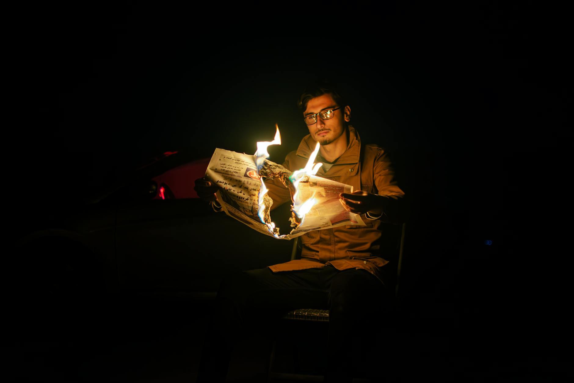 Illustration zu Lagerfeuer