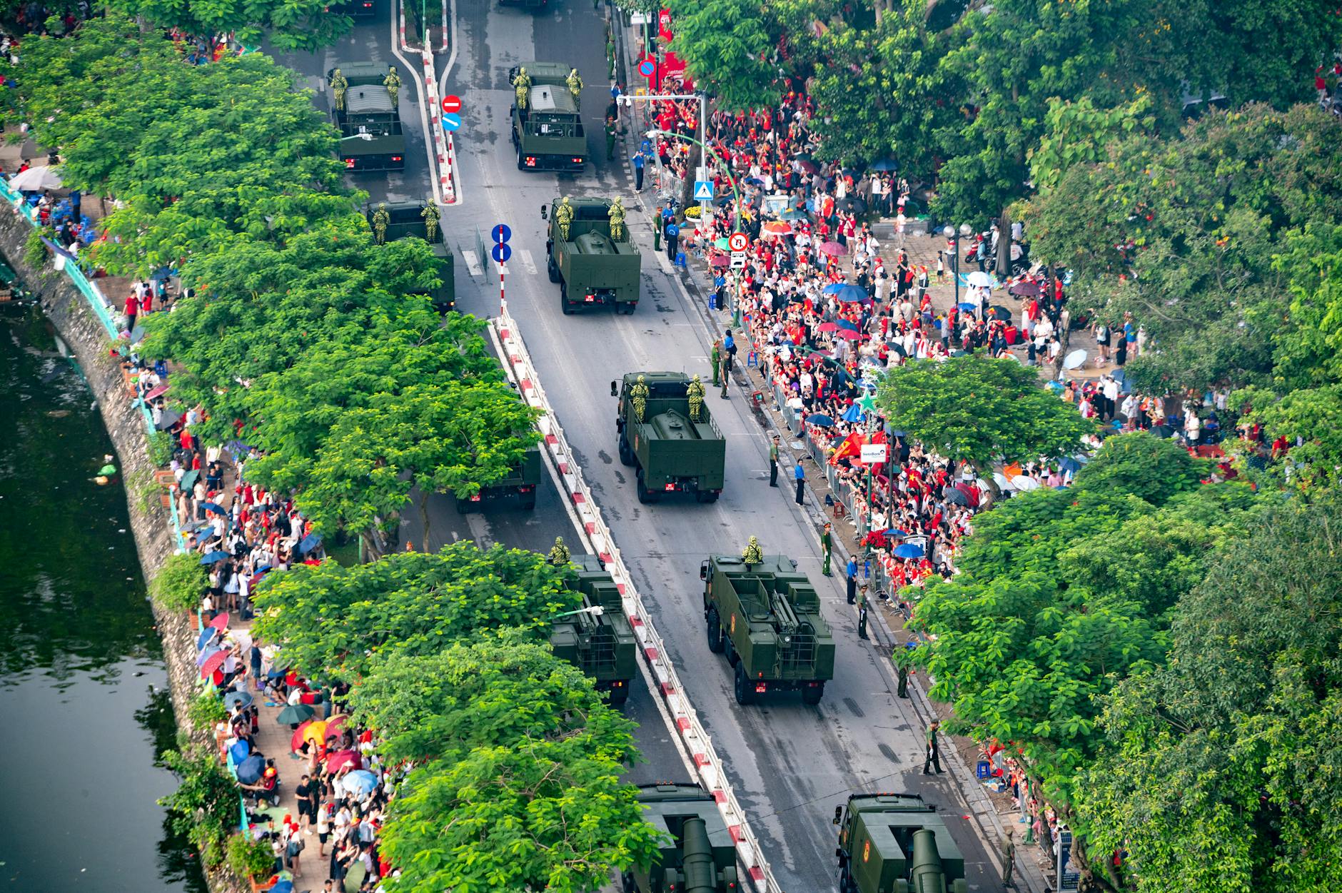 Detailansicht: Militärparade