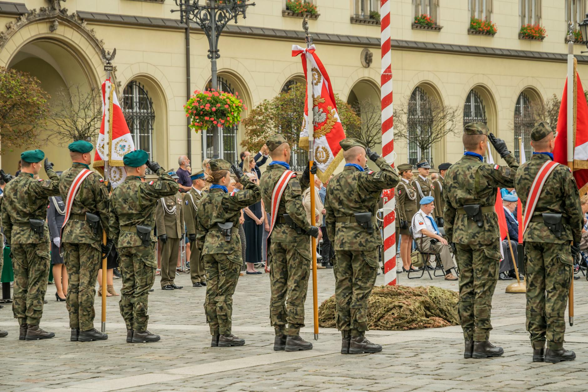 Detailansicht: Militaerparade