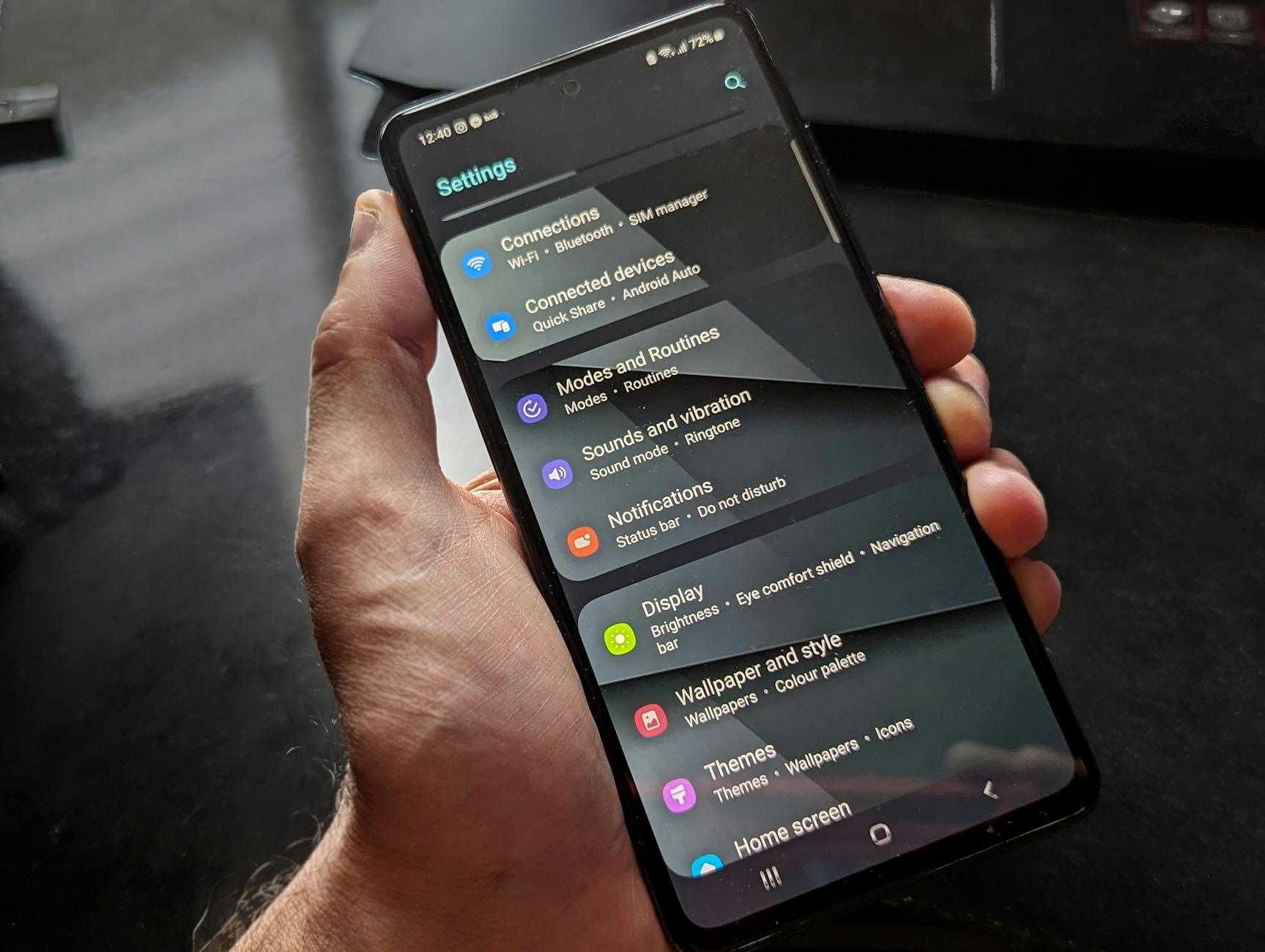 Detailansicht: Samsung One Ui 8.5 Update