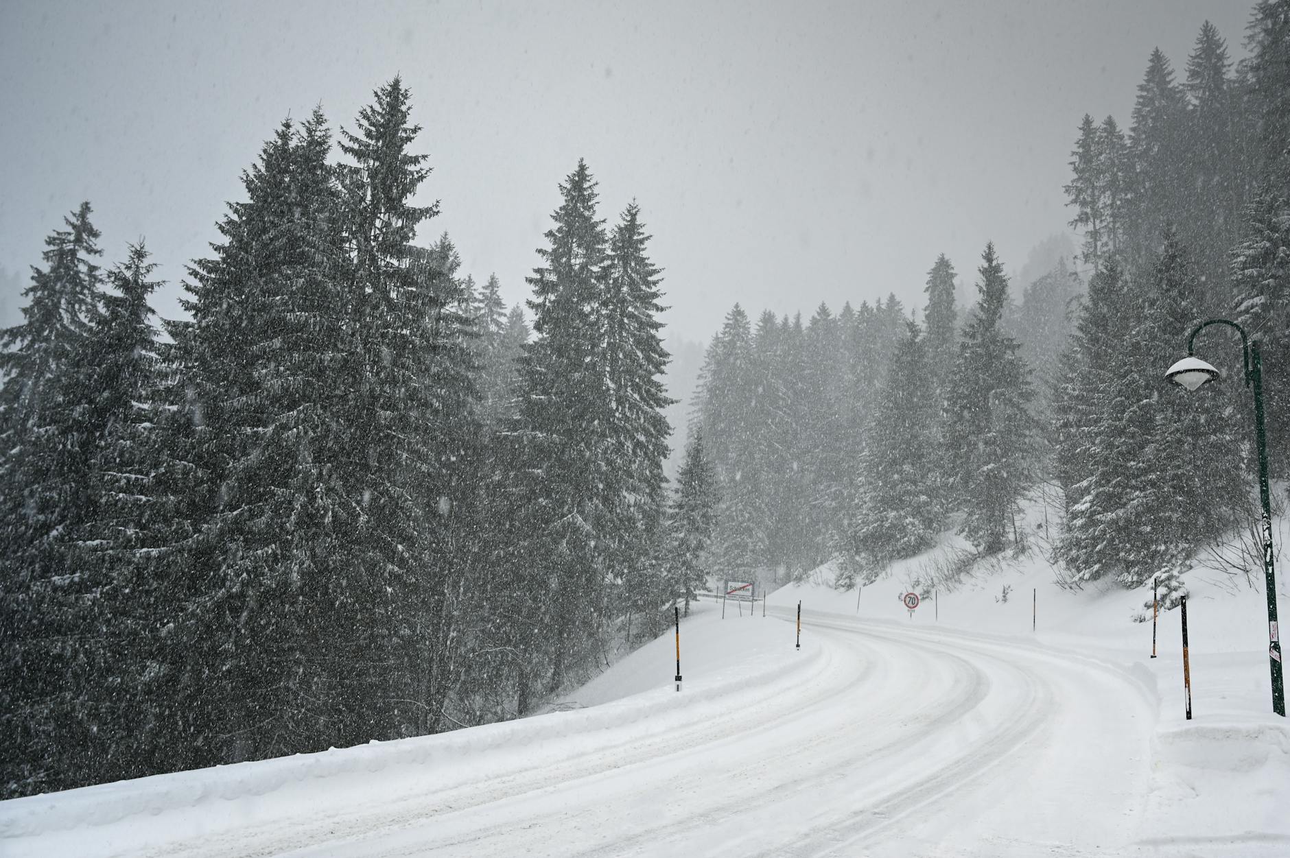 Schneefall Schweiz Symbolbild zum Thema Schneefall Schweiz