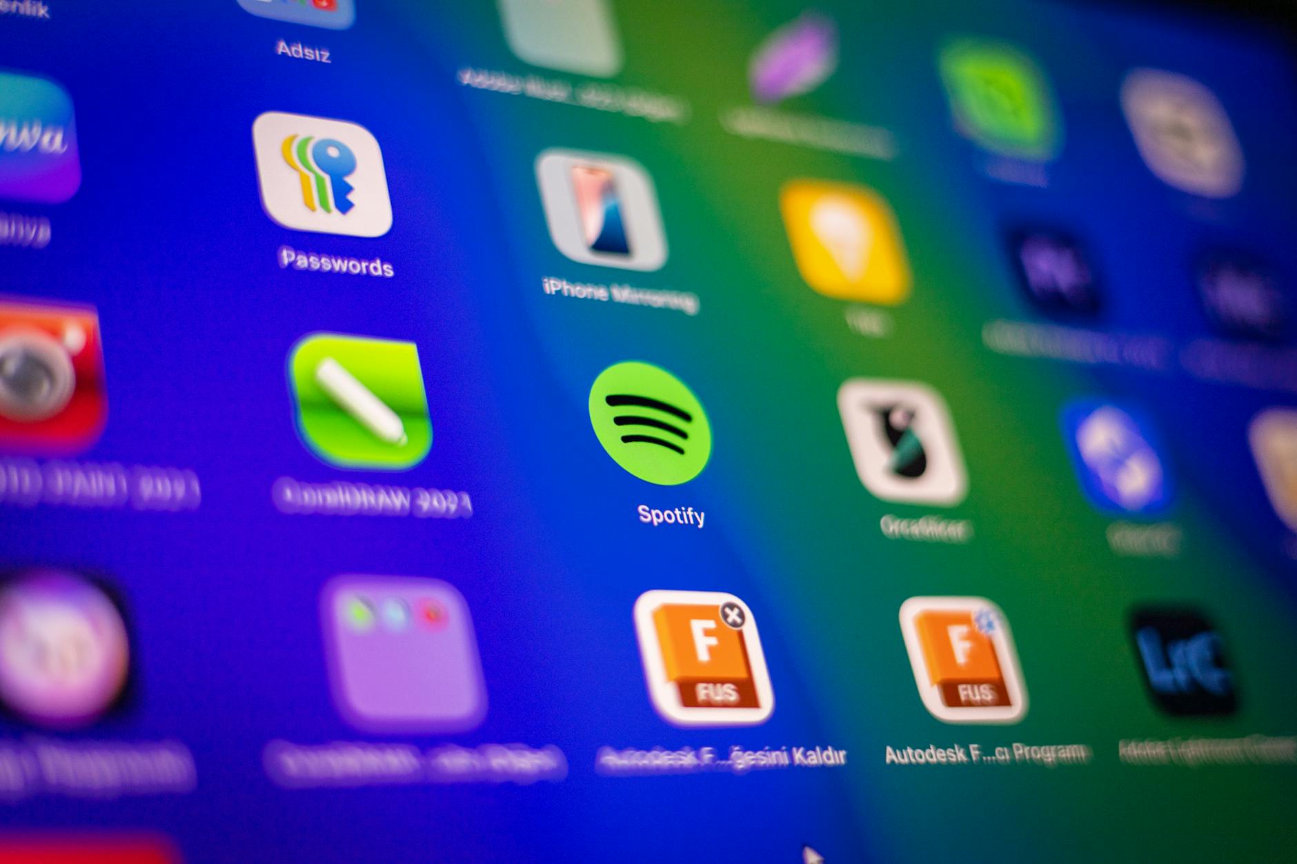 Detailansicht: Spotify Störungen