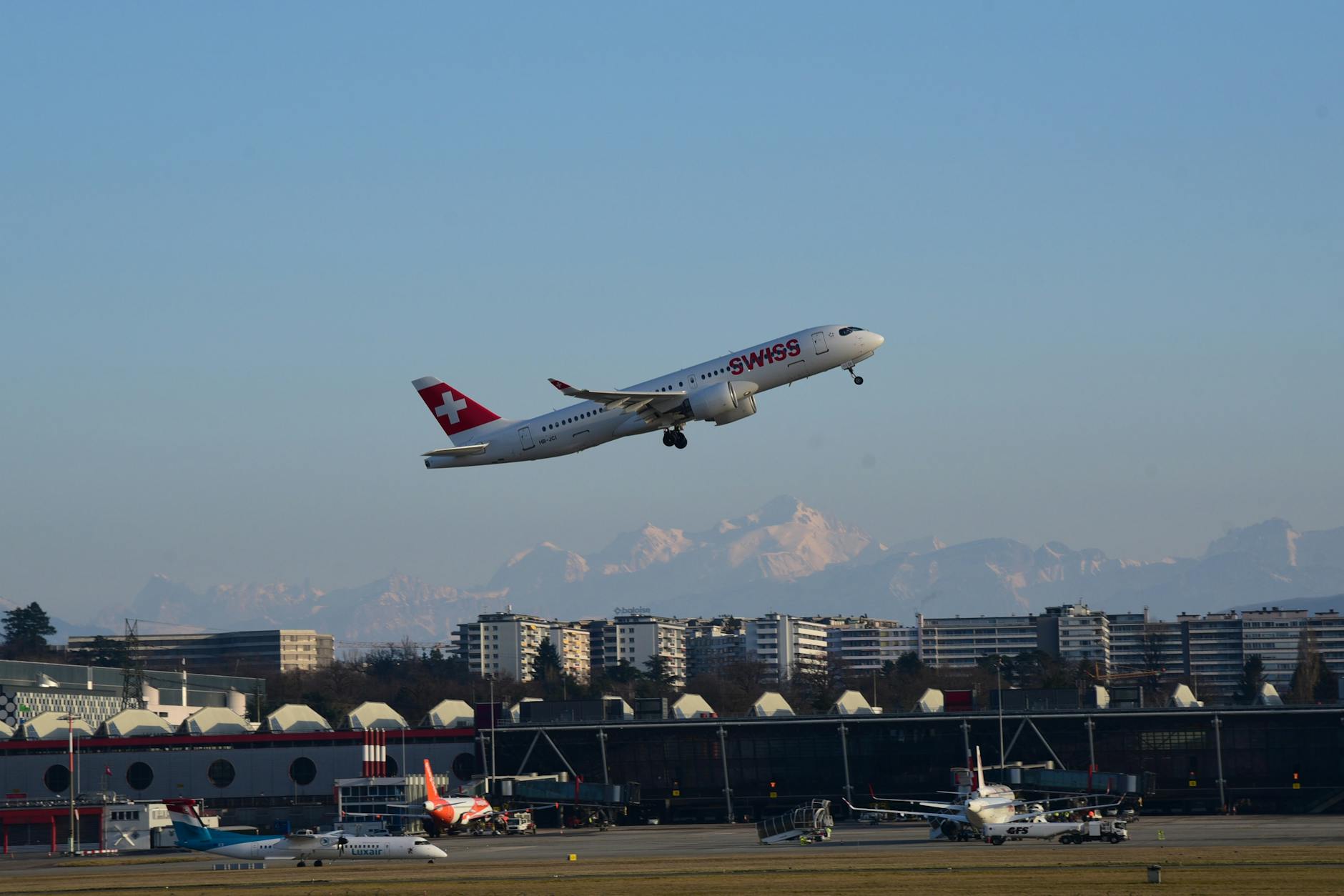 Symbolbild zum Thema Swiss Flug LX123